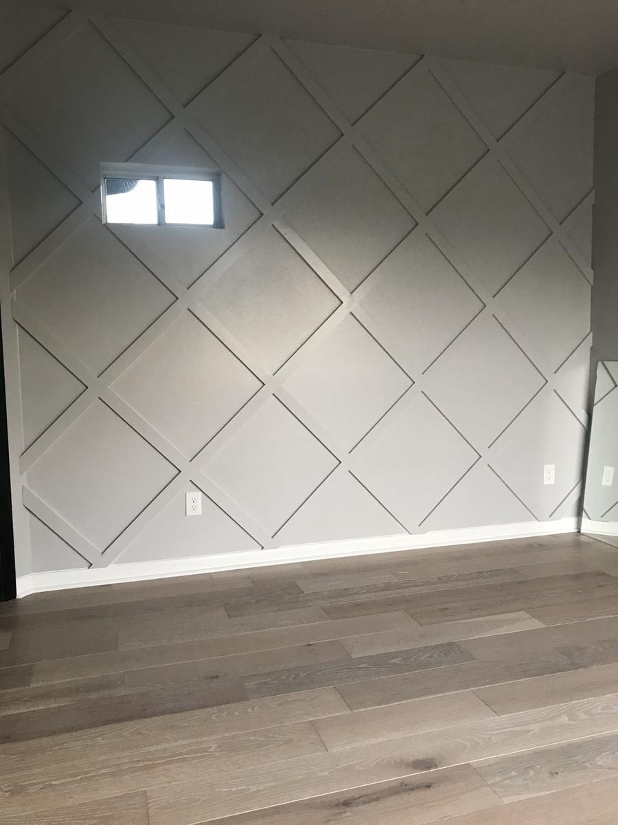 Custom Diamond Wall Design